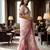 Sage green easy drape floral linen saree