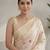 Floral weaving readymade organza saree