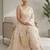Floral weaving readymade organza saree