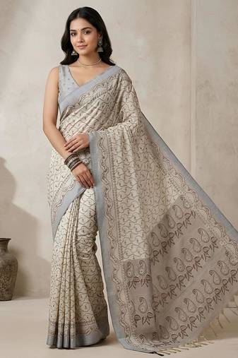 Moonstone ready to wear paisley saree