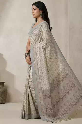 Moonstone ready to wear paisley saree