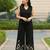 Beautiful black cord set with embroidredpant