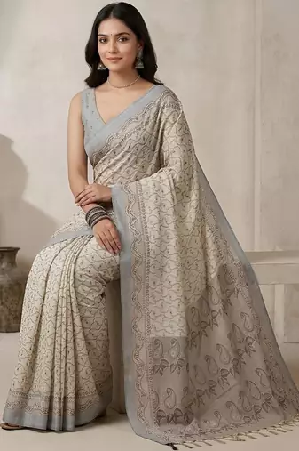 Moonstone ready to wear paisley saree