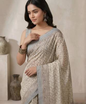 Moonstone ready to wear paisley saree 4