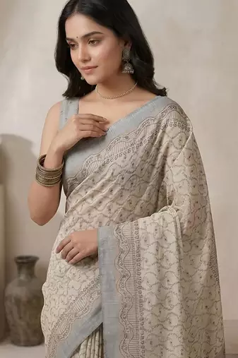 Moonstone ready to wear paisley saree