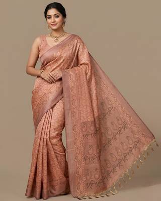 Rosewood readymade paisley saree 1
