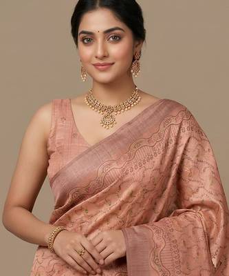 Rosewood readymade paisley saree 4