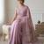 Lavender bloom instant wear saree