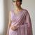 Lavender bloom instant wear saree