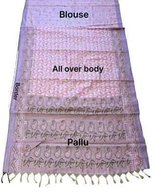 Lavender bloom instant wear saree 5