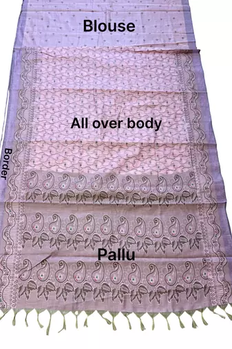 Lavender bloom instant wear saree