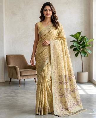 Sunshine gold one minute saree 1