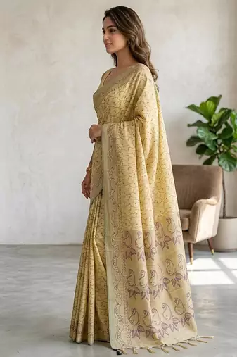Sunshine gold one minute saree