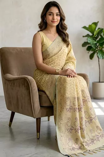 Sunshine gold one minute saree