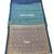 Teal paisley ready to wear cotton saree