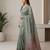 Sage green easy drape cotton saree