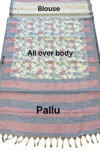 Sky bloom readymade cotton saree