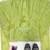 Green embroidered organza anarkali set
