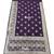 Wine purple pre draped zari saree