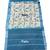 White blue ready pleated floral saree