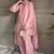 Graceful baby pink festive wear farshi salwar suit