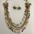 The multi-gem kundan necklace & earring sets