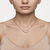 925 Sterling Silver Rose Gold Plated Heart & Butterfly Necklace with Cubic Zirconia