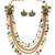 The multi-gem kundan necklace & earring sets