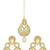 Base metal traditional gold tone jewelry set for women