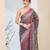 Multi kalamkari design silk blend ready to wear saree