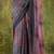 floral zari printed  chiffon ready to wear saree