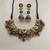 The royal peacock fusion necklace & earring set