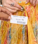 Bandhni printed chiffon ready to wear saree