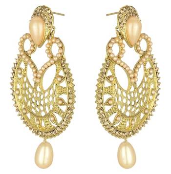 Base metal traditional gold tone jewelry set for women 3