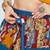 Ethnic design silk blend ready to wear saree