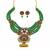 Emerald kundan floral necklace & earring set