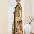 Ethnic design silk blend ready to wear saree