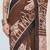 Floral printed silk blend ready to wear saree