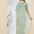 Solid silk blend ready to wear saree