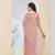 Solid silk blend ready to wear saree