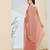 Solid silk blend ready to wear saree