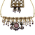 The leopard amethyst kundan set