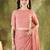 Solid silk blend ready to wear saree
