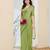 Solid silk blend ready to wear saree