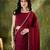 Solid silk blend ready to wear saree