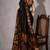 Geometeri print satin ready to wear saree