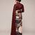 Geometeri print satin ready to wear saree