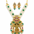 The royal peacock kundan necklace & earring set