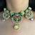 The regal peacock kundan necklace set