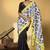 Satin camera print ready to wear saree